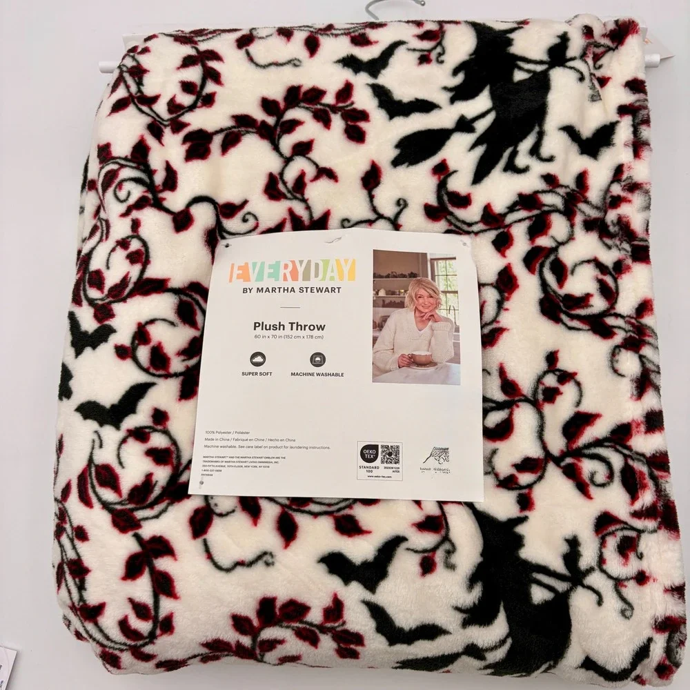 Martha Stewart plush throw